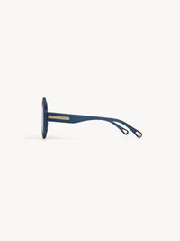 Lunettes de soleil rondes Mirtha - Bleu