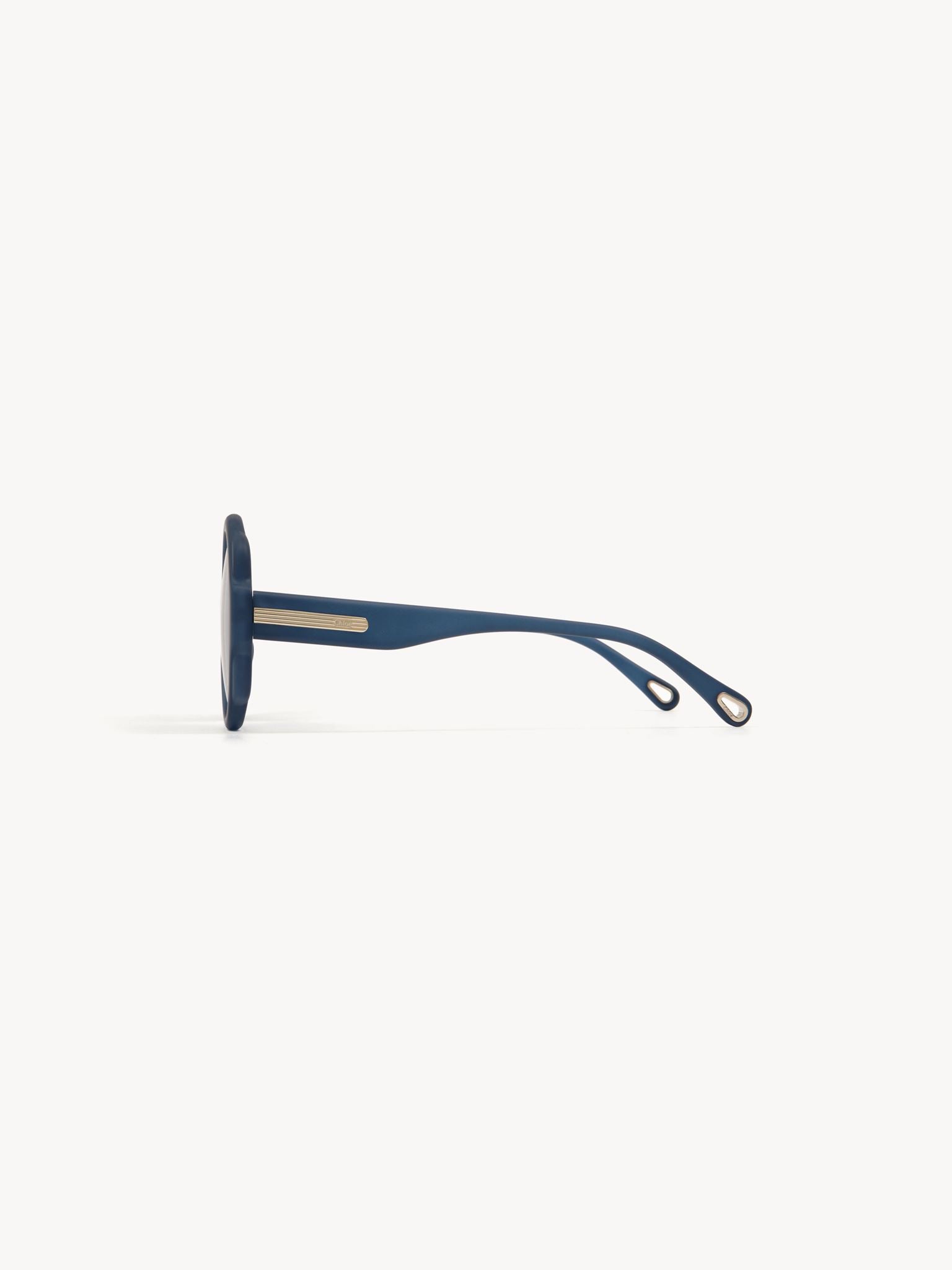 Lunettes de soleil rondes Mirtha - Bleu