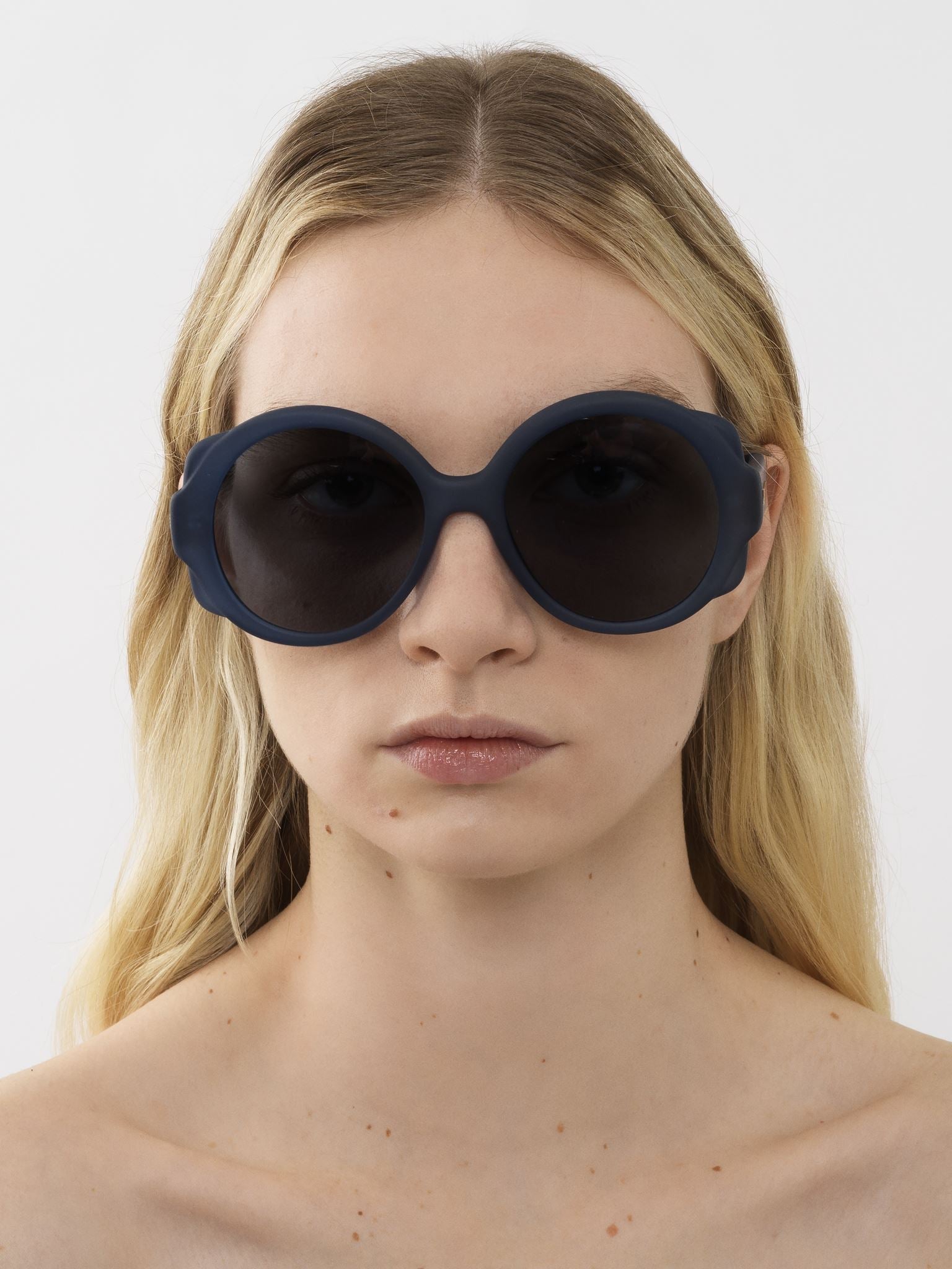 Lunettes de soleil rondes Mirtha - Bleu
