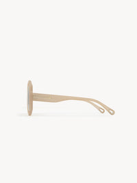 Lunettes de soleil rondes Mirtha - Light Rose