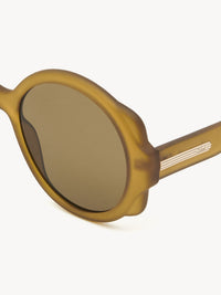 Lunettes de soleil rondes Mirtha - Moutarde