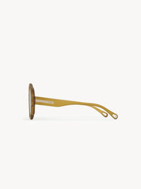 Lunettes de soleil rondes Mirtha - Moutarde