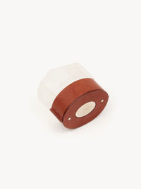 Presse-papier Jemma en laiton - Brown White