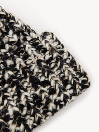 Bonnet Chunky en cachemire - Black