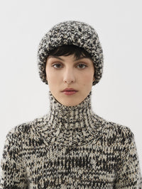 Bonnet Chunky en cachemire - Black