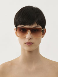 Lunettes de soleil West Petite - Havana & Peach
