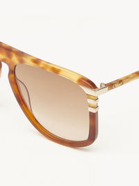 Lunettes de soleil West Petite - Havana Patchwork