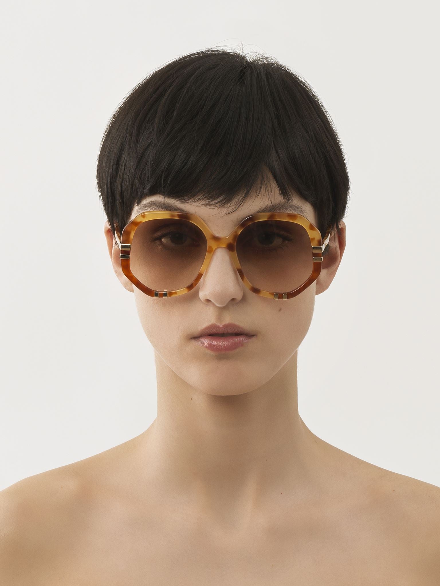 Lunettes de soleil west petite - Havana Patchwork