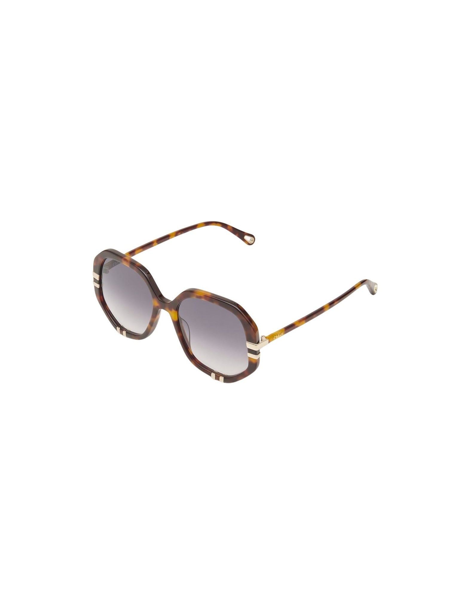 Lunettes de soleil west petite - Havana Grad Blue