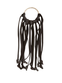Porte-clés en cuir nappa - Bold Brown