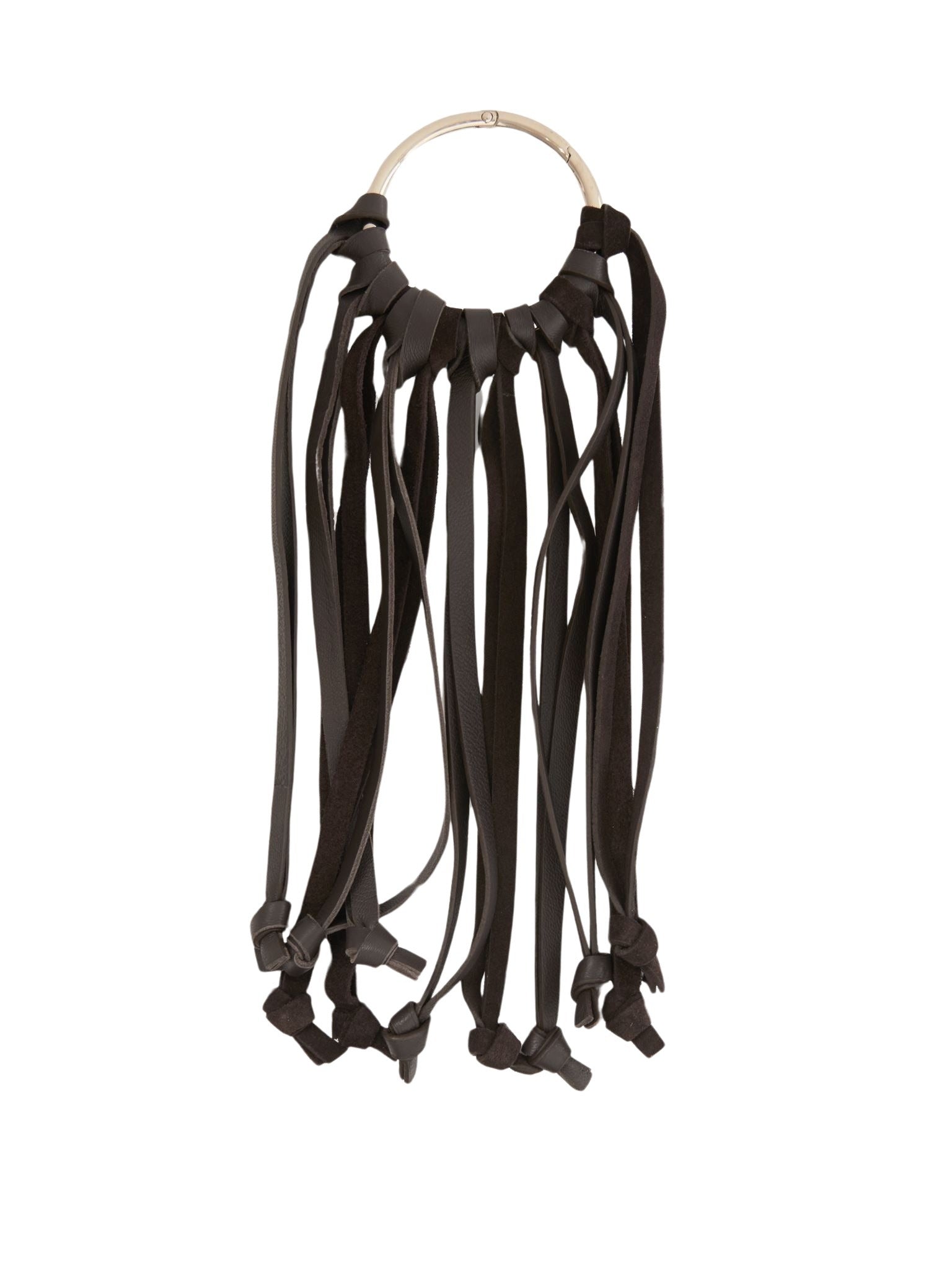 Porte-clés en cuir nappa - Bold Brown