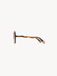 Lunettes de soleil carrées Zelie - Havana Brown