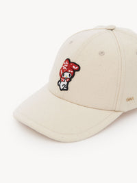 Casquette My Melody pour Chloé en lin - Beige Soyeux