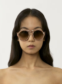 Lunettes de soleil aviateur Gayia - Blush Nude