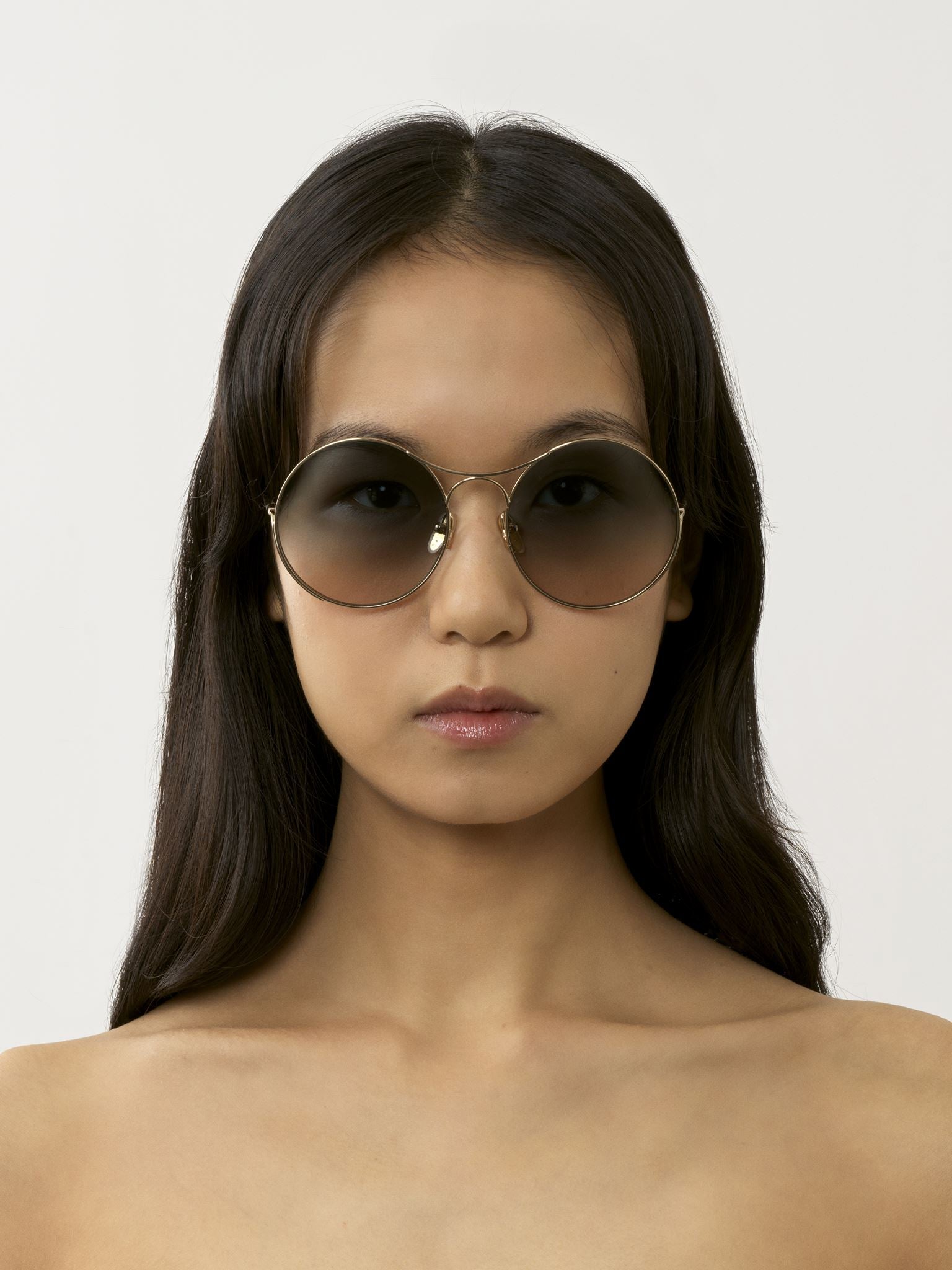 Lunettes de soleil rondes Elys - Blue & Turtledove