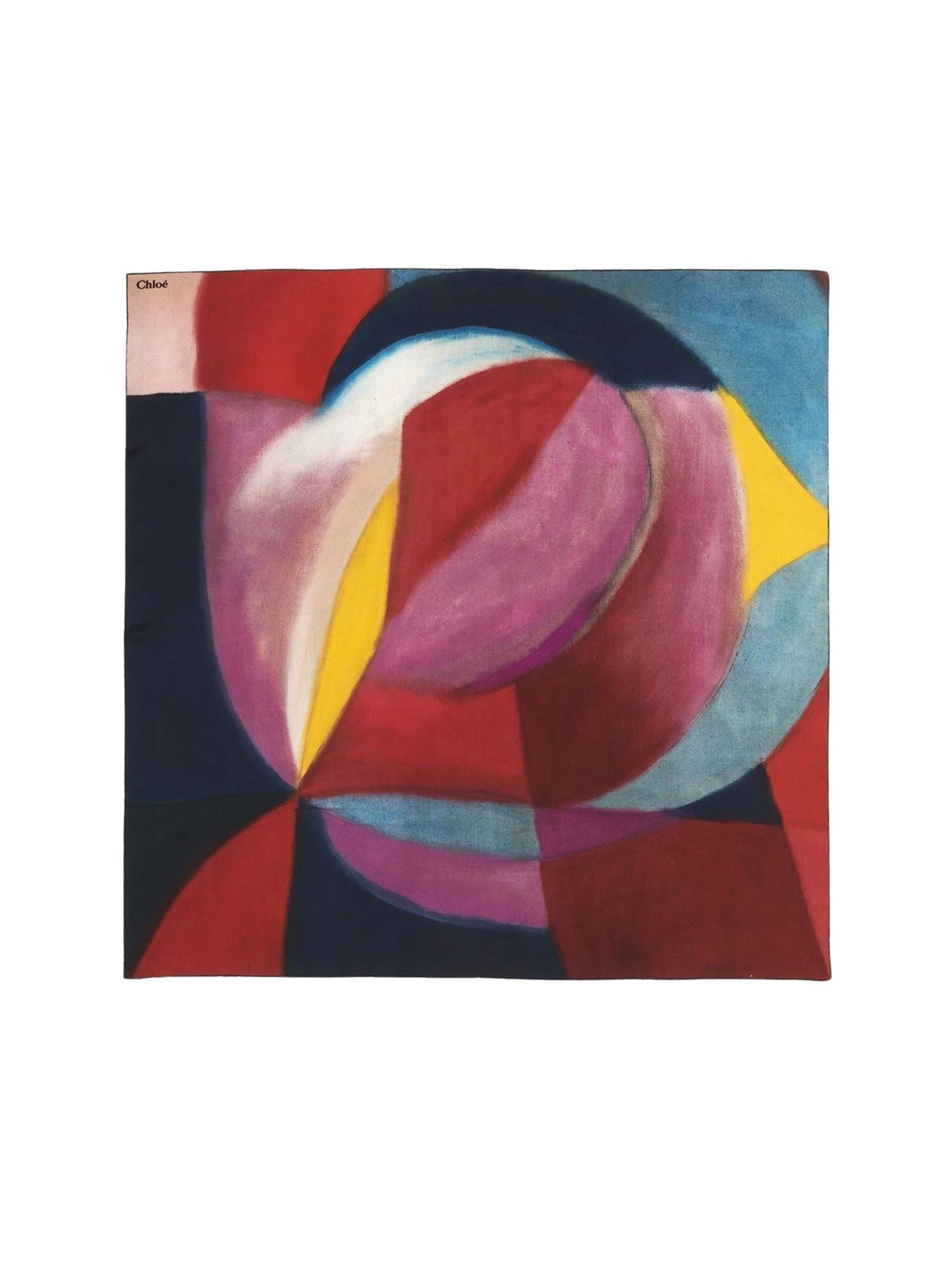Foulard Caroline Denervaud en soie - Multicolor