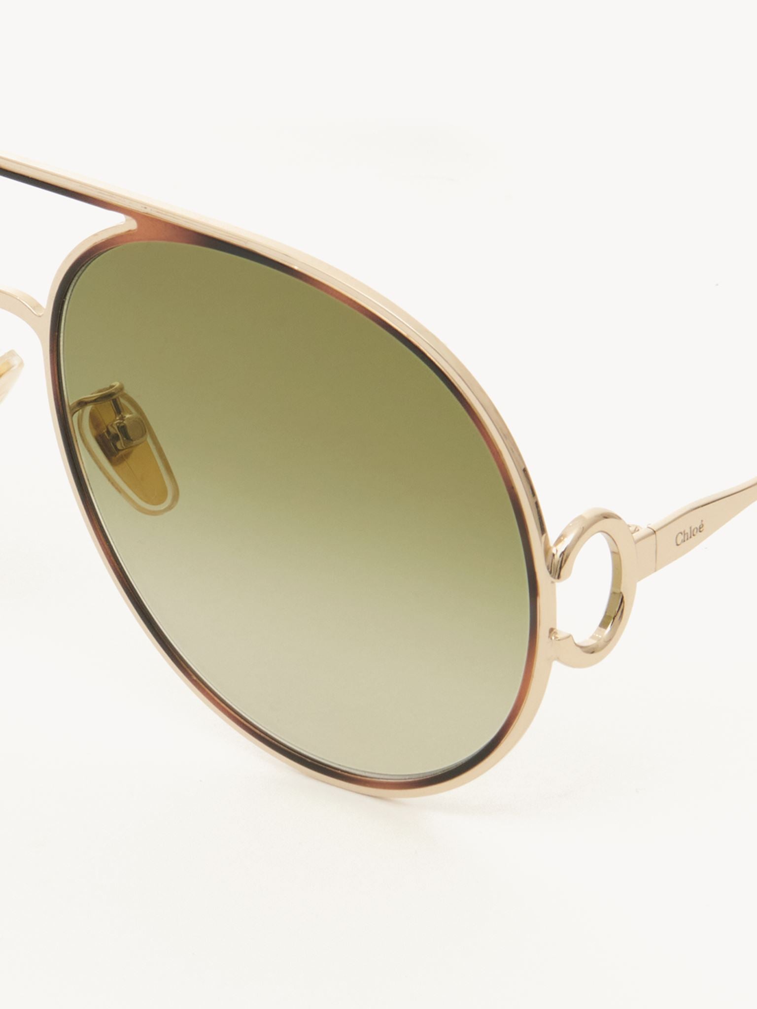 Lunettes de soleil Austine - Gold & Havana & Green