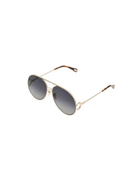Lunettes de soleil Austine - Gold & Gradient Blue