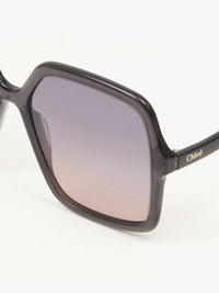 Lunettes de soleil carrées Zelie - Grey