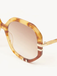 Lunettes de soleil West - Havana Patchwork