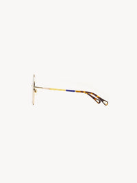 Lunettes de soleil rondes Ulys - Gold & Blue Salmon