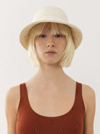 Chapeau Piia Chloé x ERES - Lait Iconique