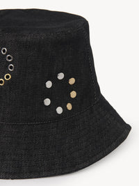 Chapeau Bob à oeillets - Black