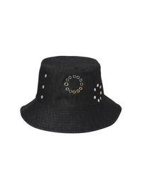 Chapeau Bob à oeillets - Black