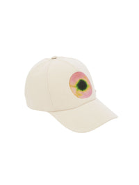 Casquette à imprimé circulaire - White Powder