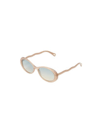 Lunettes de soleil ovales Zelie - Brown & Beige