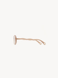 Lunettes de soleil ovales Zelie - Brown & Beige