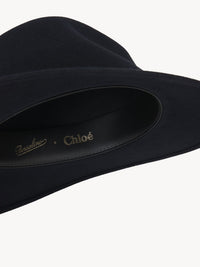 Chapeau panama Steph Chloé x Borsalino - Marine Profonde