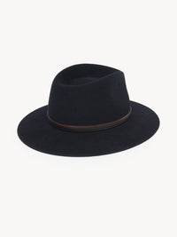 Chapeau panama Steph Chloé x Borsalino - Marine Profonde