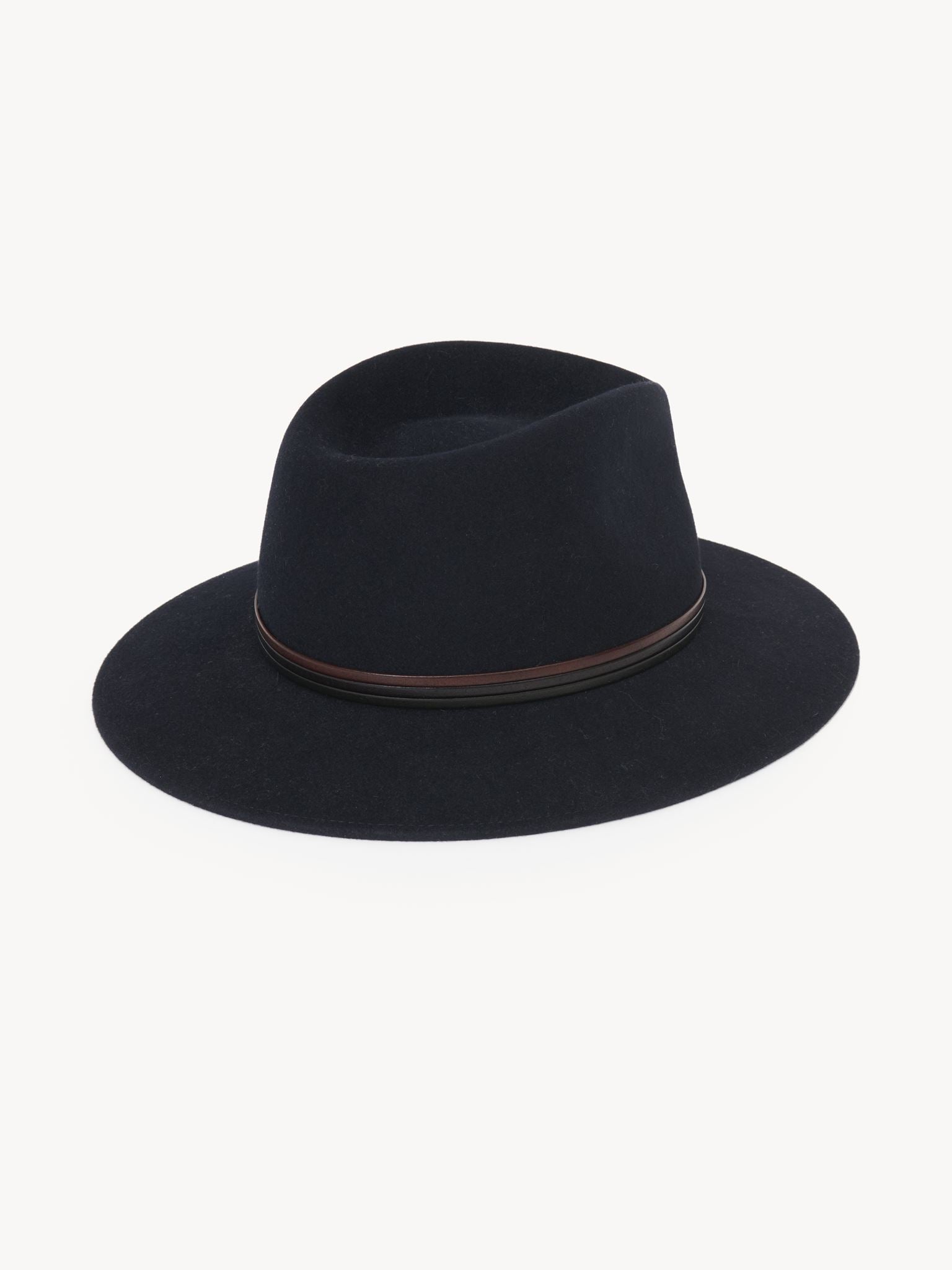 Chapeau panama Steph Chloé x Borsalino - Marine Profonde