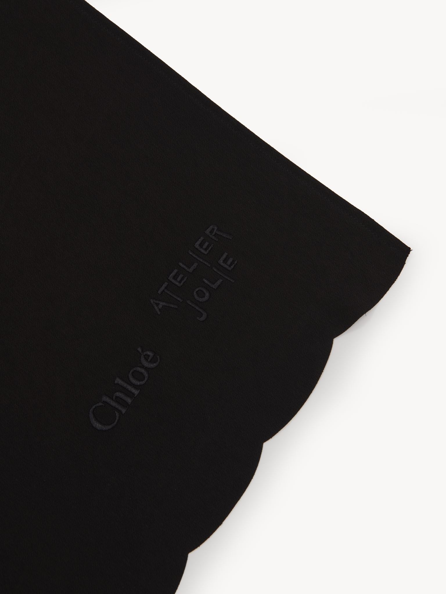 Étole rectangulaire - Noir