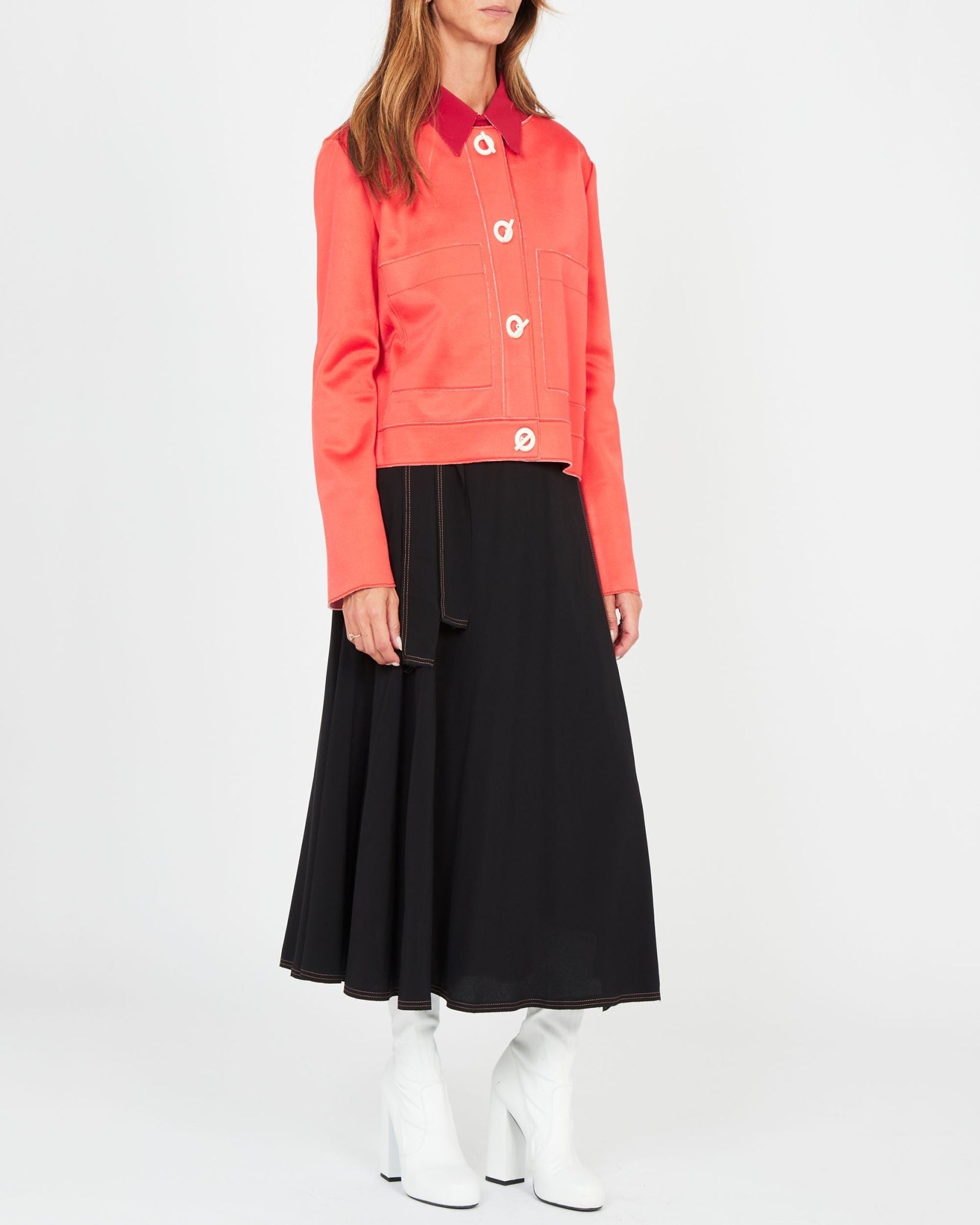 Veste deux poches - Rouge-Rose