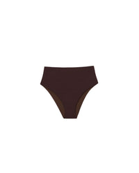 Bas de bikini Bente à taille haute - Brown