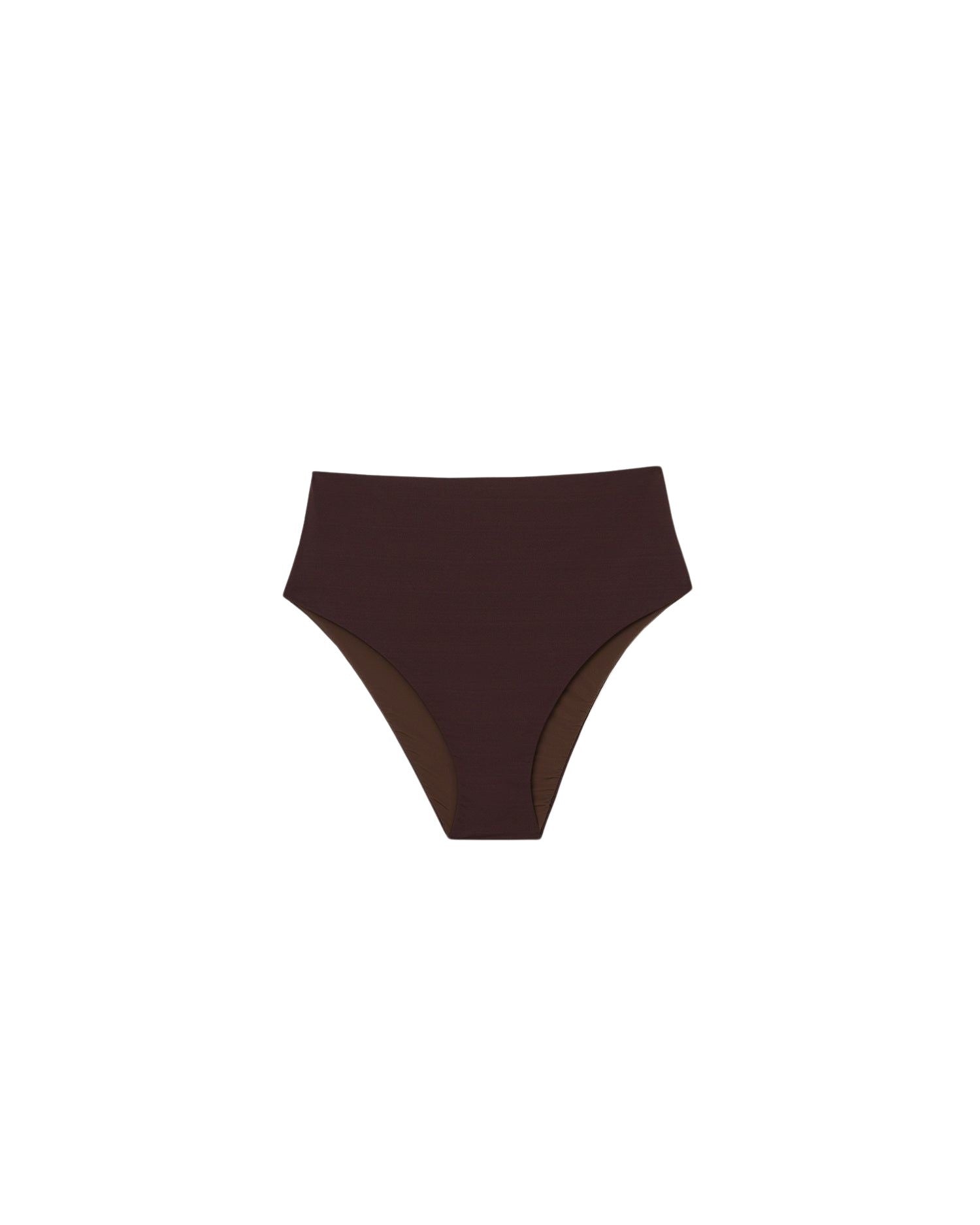 Bas de bikini Bente à taille haute - Brown