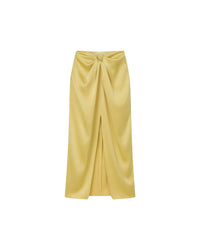 Jupe midi Emiko inspiration sarong - Yellow