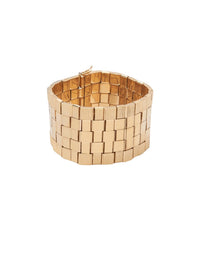 Manchette de bras Tilly en laiton - Gold