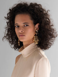 Boucles d'oreilles Wilow en cuivre - Couleur Or