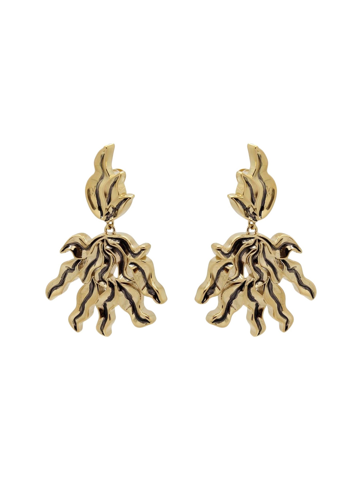 Boucles d'oreilles Wilow en cuivre - Couleur Or