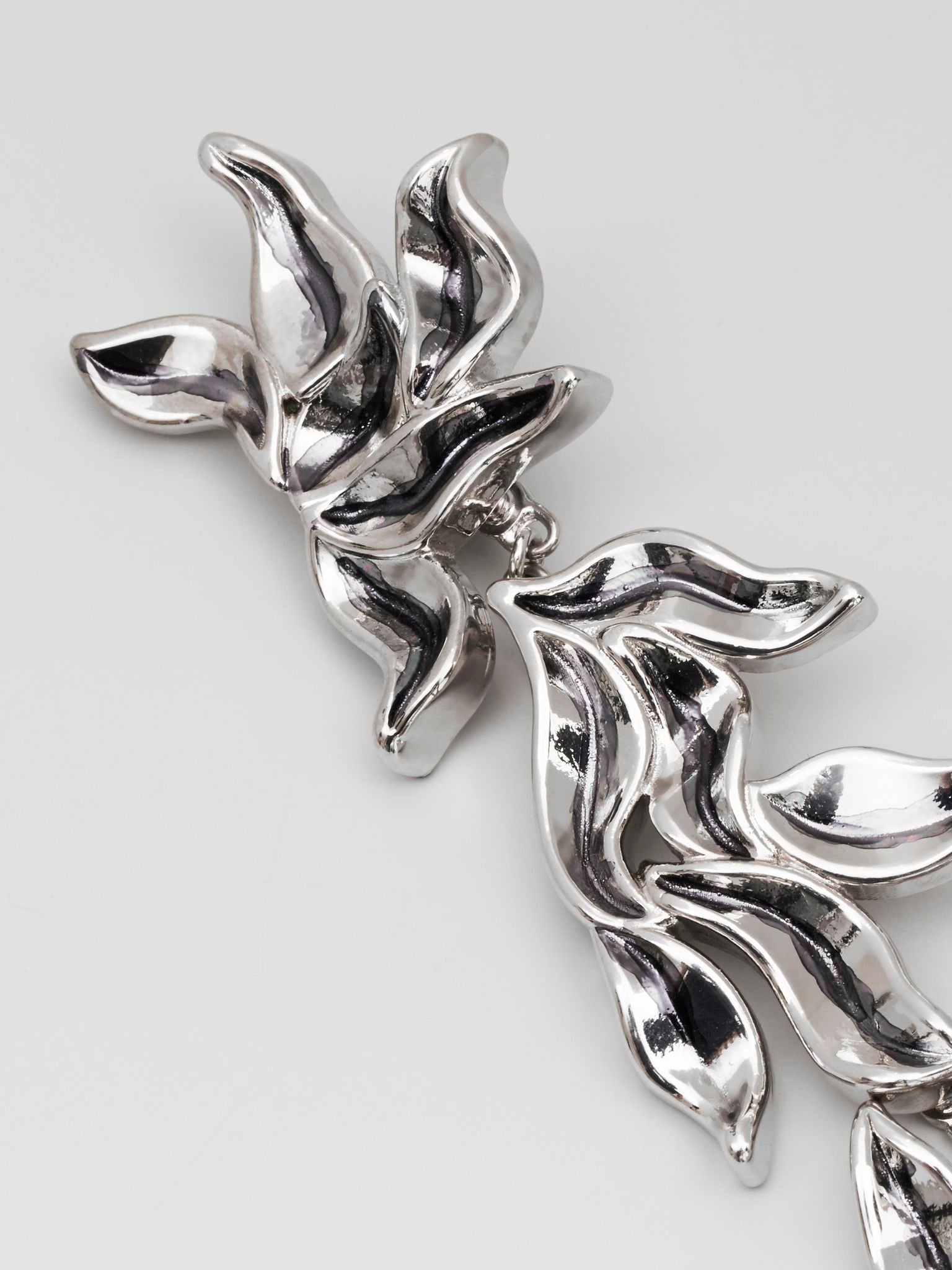 Boucles d'oreilles Willow en cuivre - Palladium