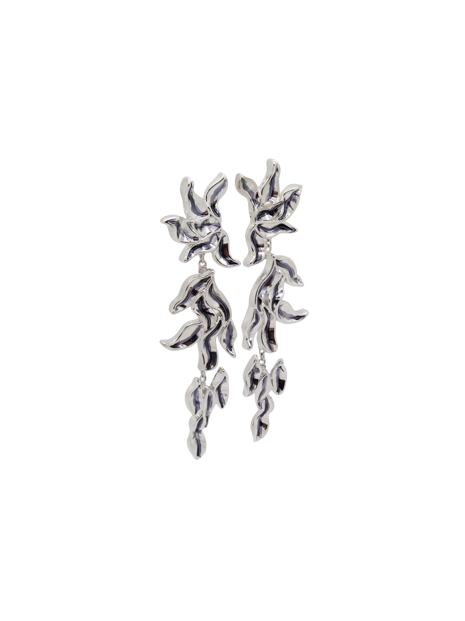 Boucles d'oreilles Willow en cuivre - Palladium