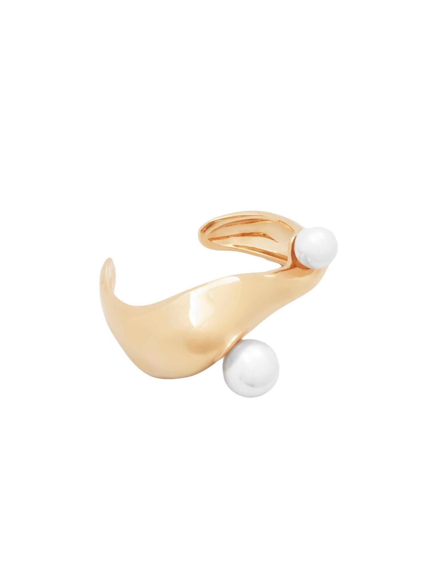 Braçelet Trudie en laiton - Pearl