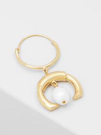 Boucles d'oreilles Darcey perles - Pearl