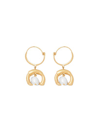 Boucles d'oreilles Darcey perles - Pearl