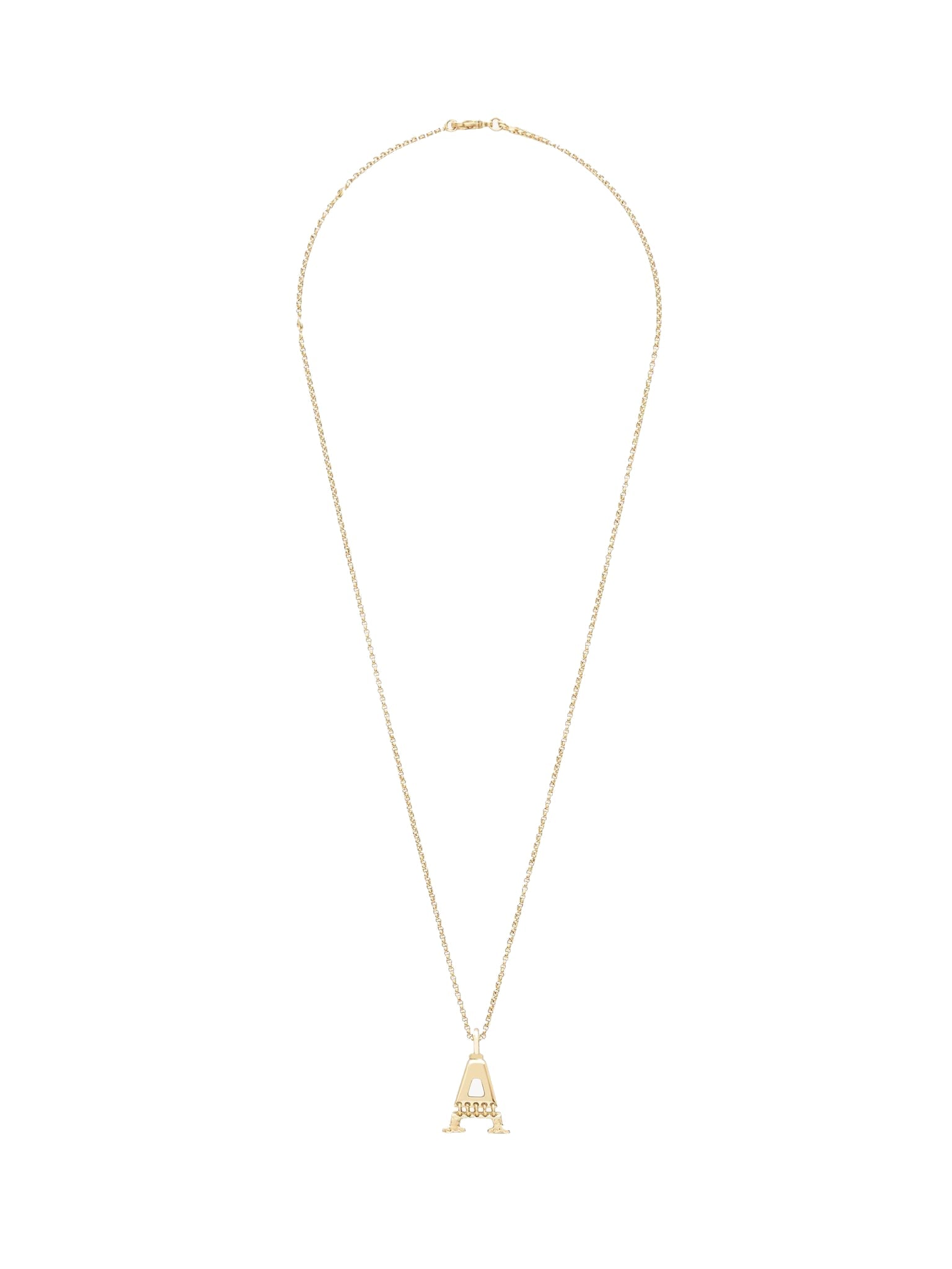 Collier Alphabet en laiton - Gold A