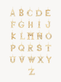 Collier Alphabet en laiton - Gold A