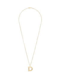 Collier Alphabet en laiton - Gold D
